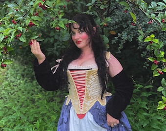 PDF 18th Century Folk Stays Sewing Pattern