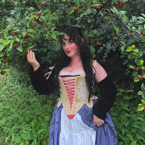 PDF 18th Century Folk Stays Sewing Pattern