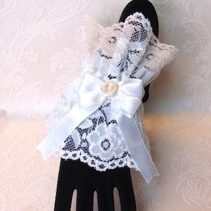 Victorian Lace Wrist Cuffs