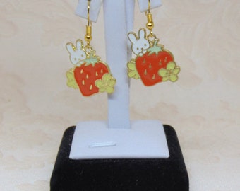 Sweet Lolita Strawberry Earrings