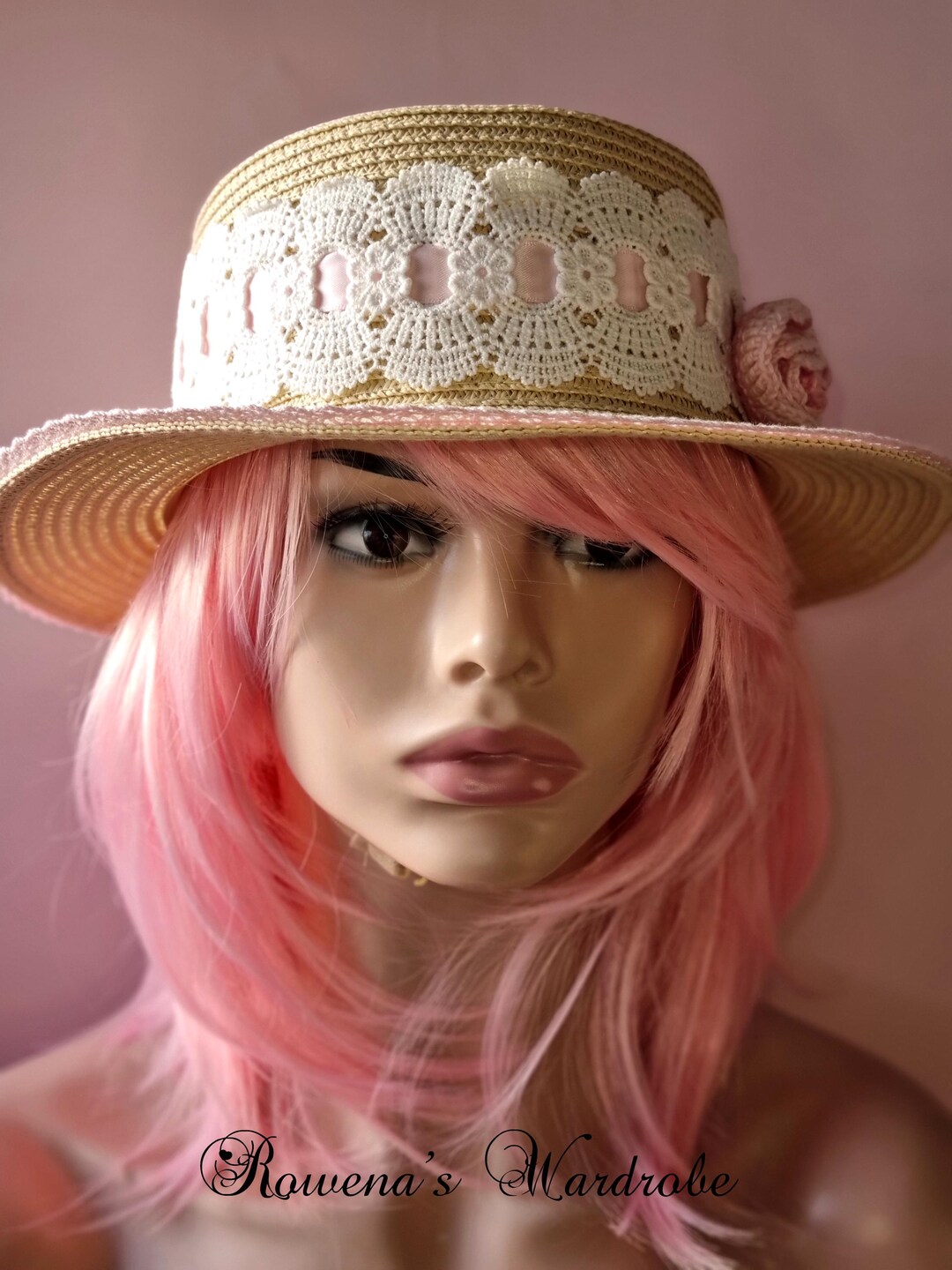 The Loli Jute Straw Hat in Neutral Beige