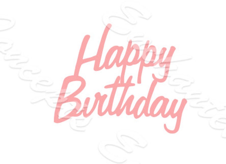 Download Birthday Sentiment Bundle SVG Happy Birthday Cutting File | Etsy