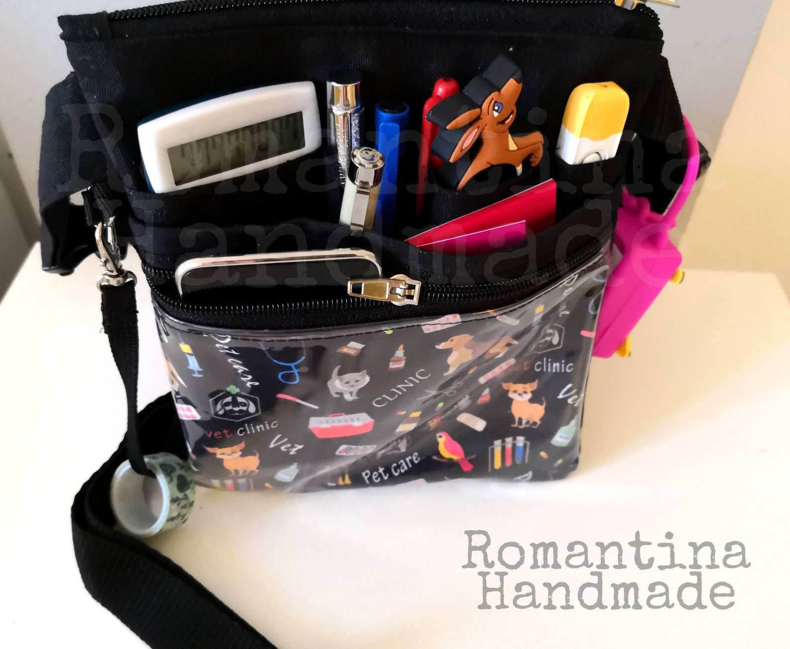 Fanny pack belt nurse black fanny pack Vet tech nurse gift Etsy