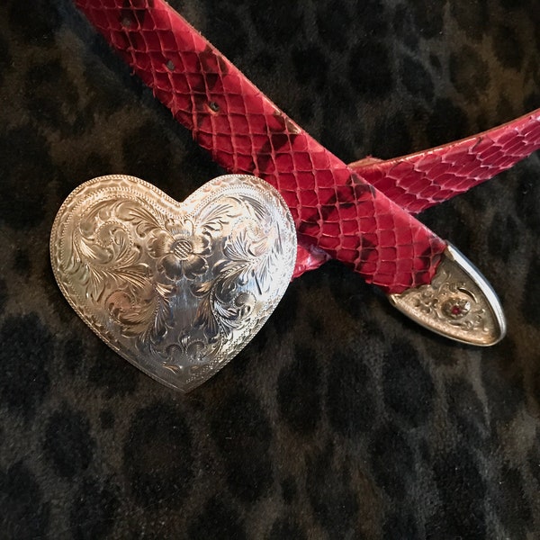 sterling belt buckle