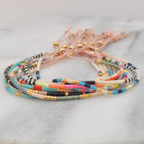 Beaded String Bracelets