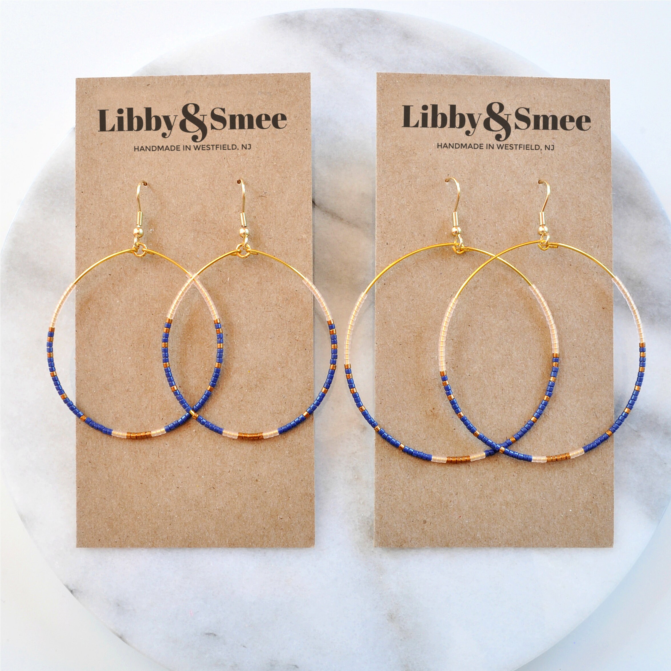 Gold Chain Earrings  Handmade by Libby & Smee