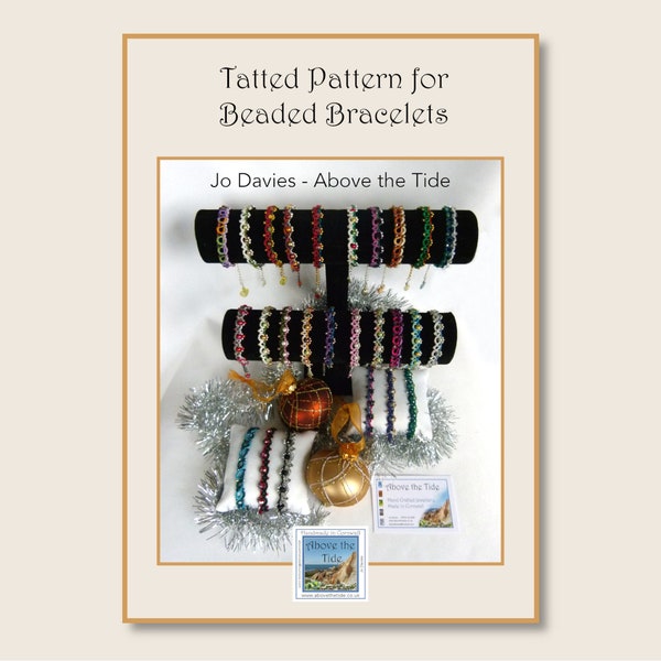 Tatting patterns, bracelets, beaded bracelets, jewellery, tatted lace, frivolite