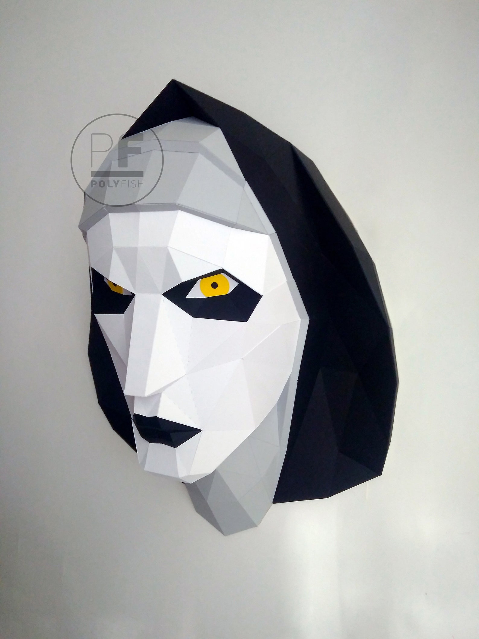 The Nun The Conjuring origami 3D Evil nun Halloween Decor | Etsy