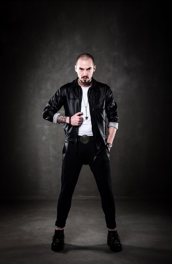 sweatshirt biker jacket