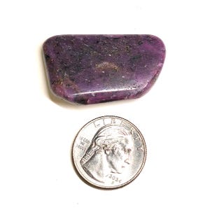 Polished Freeform Ruby Gemstone, 41.1mm, UV Reactive Red Corundum