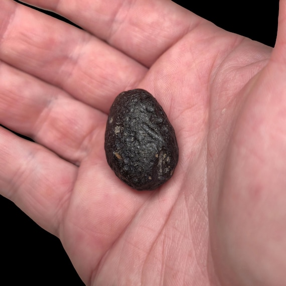 14.43g Raw Colombianite "Piedra de Rayo - Stone of Lightning", 32.1mm Pseudo Tektite from Cauca, Colombia