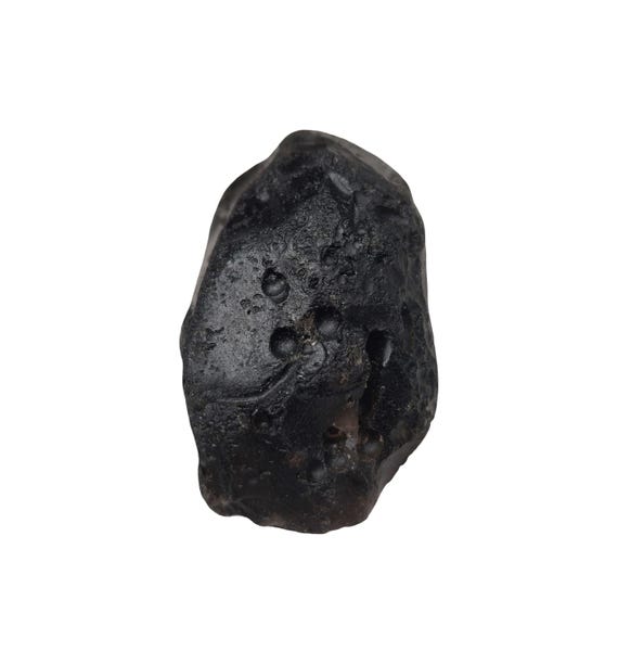 Rare X-Large Colombianite "Stone of Lightning - Piedra de Rayo", 66.72g Volcanic Obsidian Glass Colombia 62mm