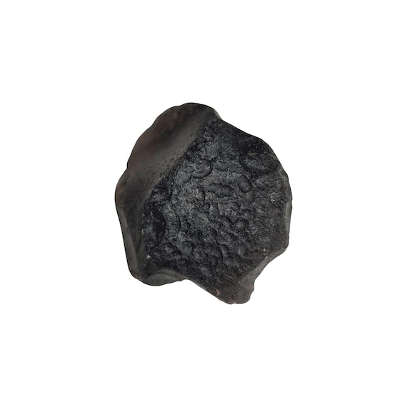 Rare Colombianite "Stone of Lightning", 61.30g Large Natural Pseudo Tektite from Cauca, Colombia 54.5mm