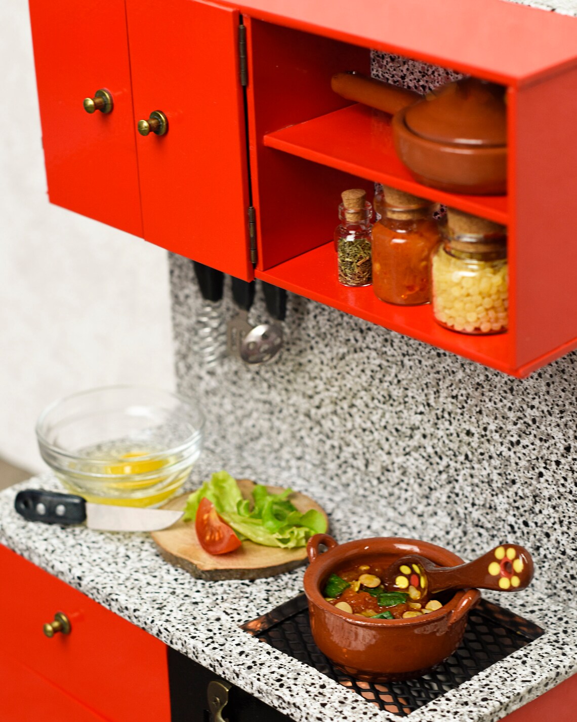 Miniature Kitchen REAL FOOD Cooking Tiny Stove Cooking Set Etsy Canada