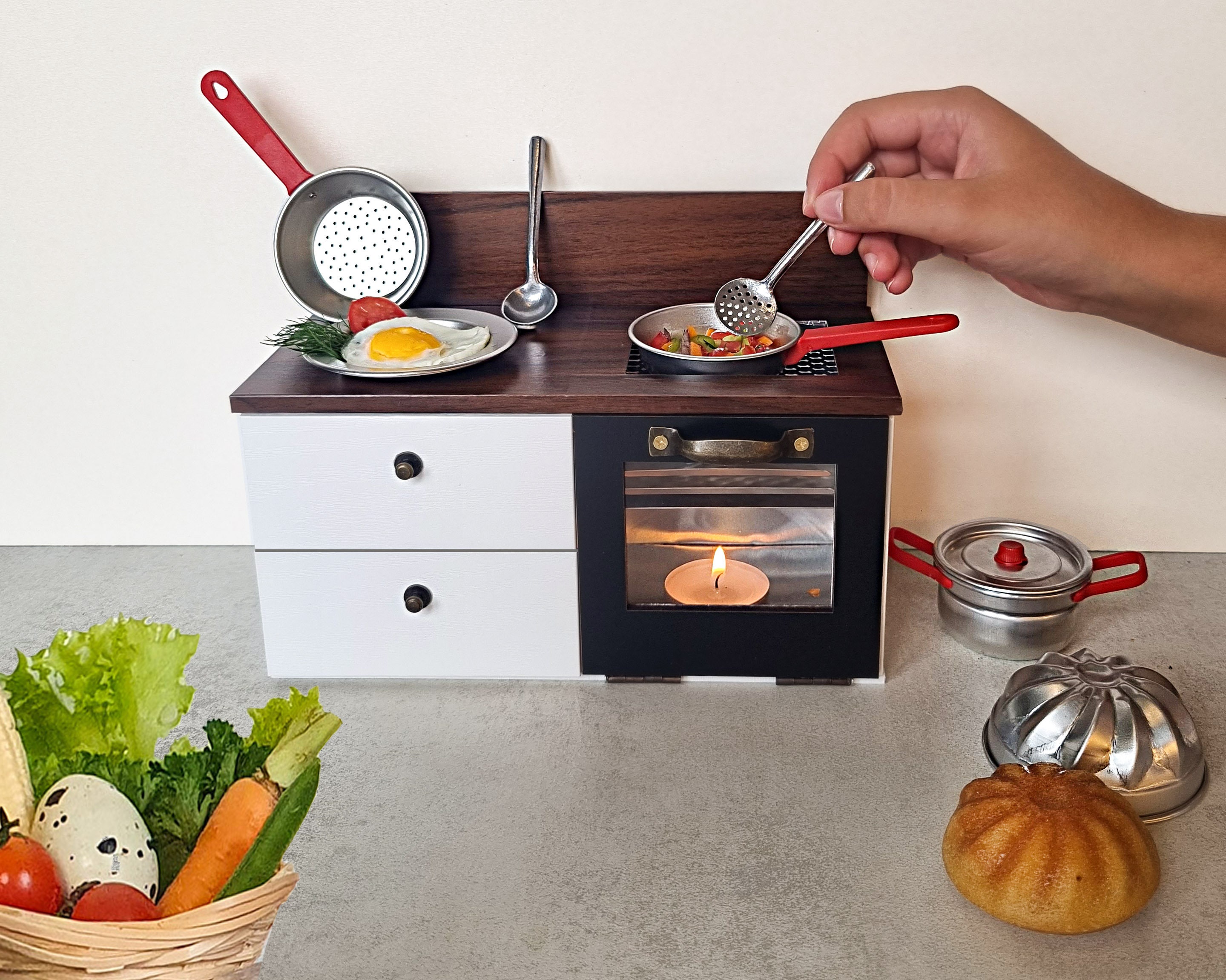 Tiny Cooking Set Mini Stove for Cooking Real Tiny Food Working