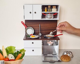 1 Set Mini Amphora Wok Kitchen Pretend Wok Flat Bottom Pre- Seasoned Cast P Mini Amphora Wok Kitchen for Toy Baking Dish with Lid Flat Griddle Work  Black