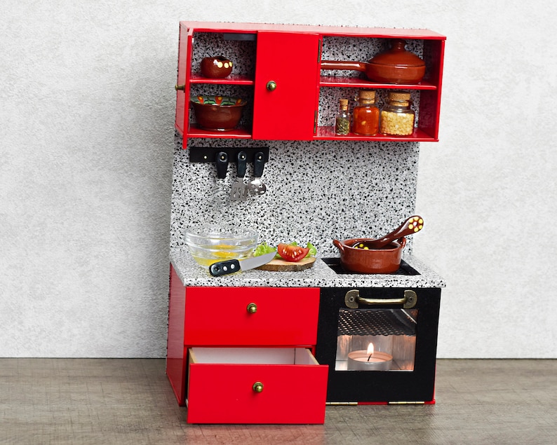 Miniature REAL COOKING KITCHEN Set Tiny Cooking Stove mini Etsy