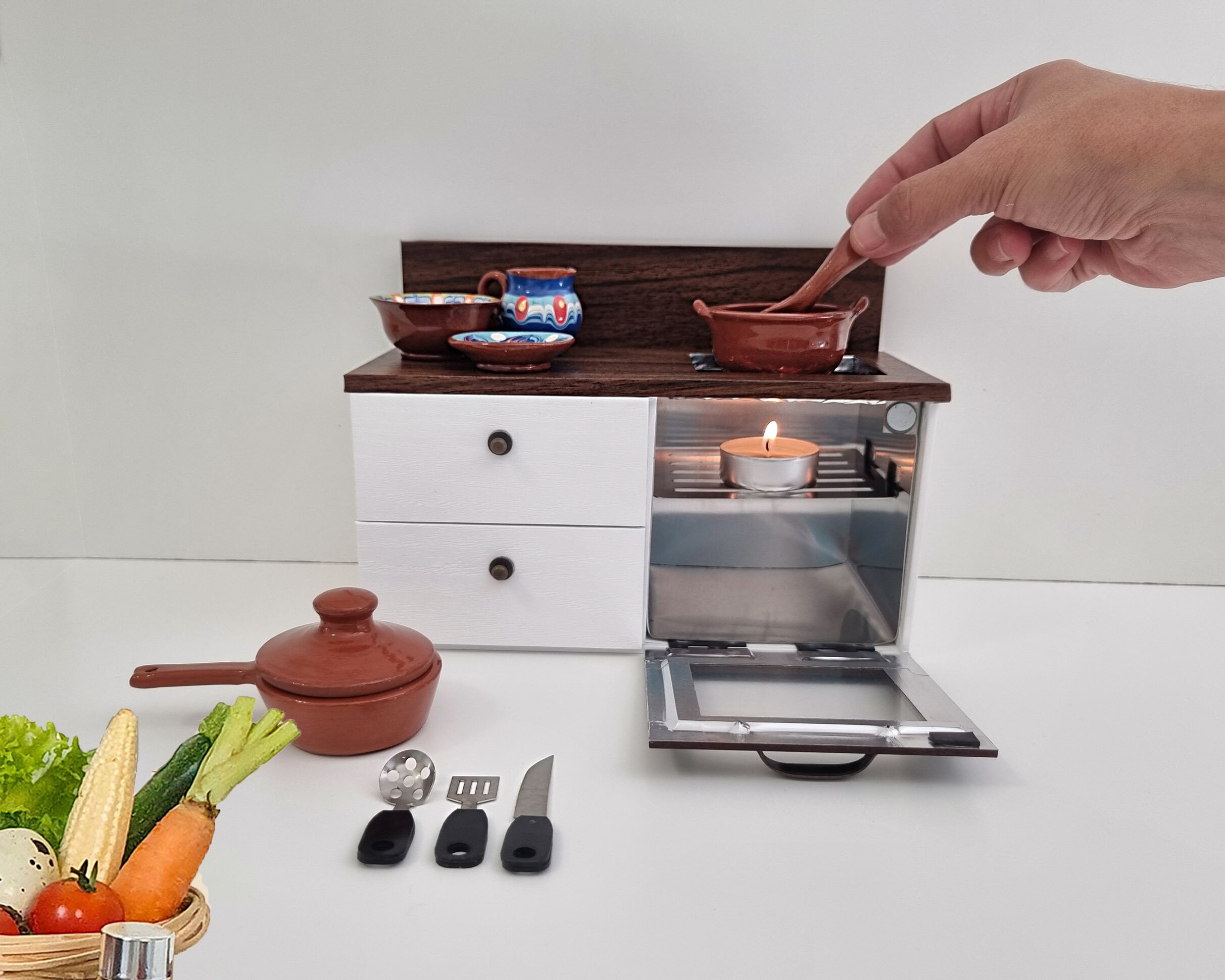 Tiny Cooking Set Mini Stove for Cooking Real Tiny Food Etsy