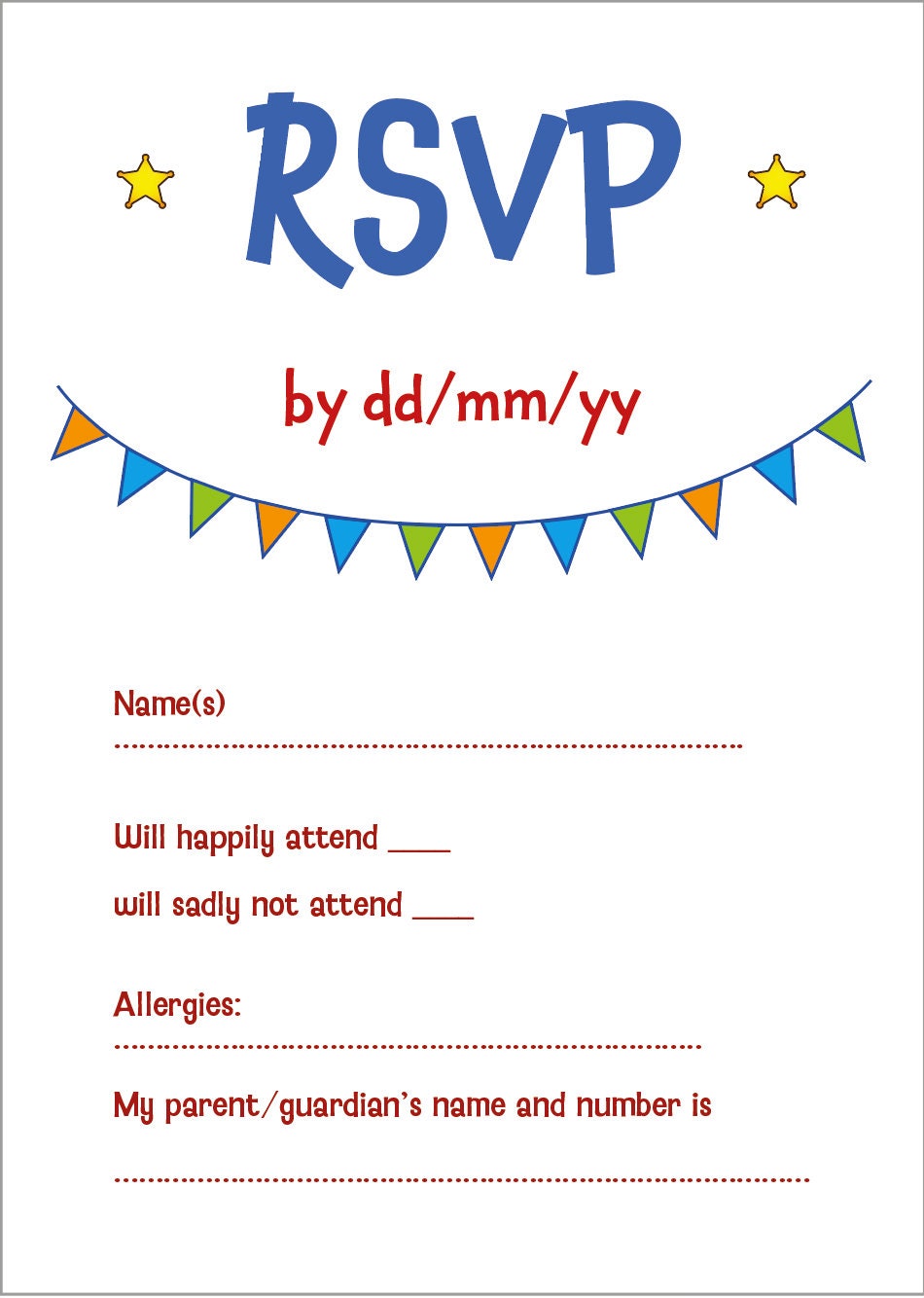 Printable Birthday Party Bundle Bunting editable PDF Instant Download ...