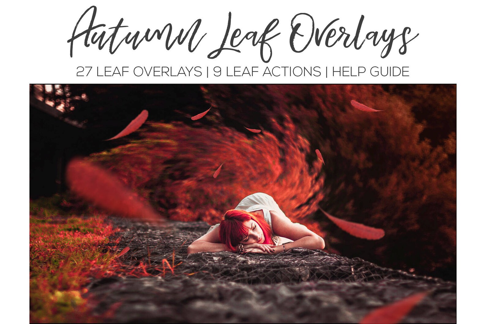 Leaf Overlays Photoshop Overlays Autumn Leaf Overlays - Etsy