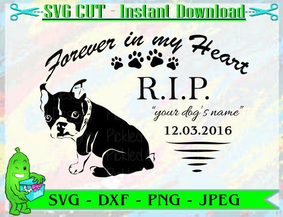 Download Download R I P Bulldog Bull Dog In Memory Of My Bulldog Etsy PSD Mockup Templates