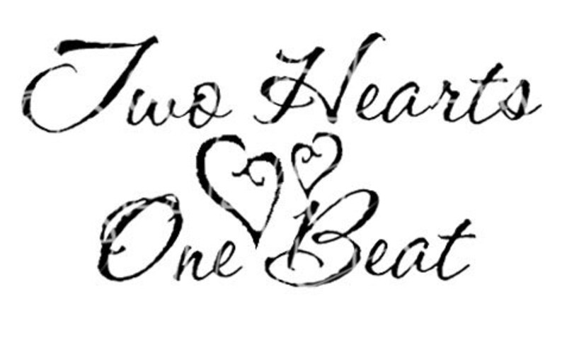 DOWNLAD LOVE 2 Hearts Beat as One svg VALENTINES Sticker ...