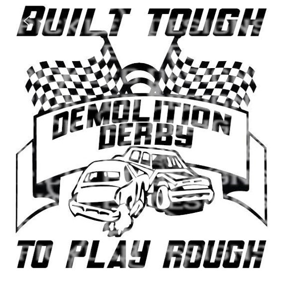 Download Demolition DERBY Decal Race Car Gift Saying SVG - Etsy Australia