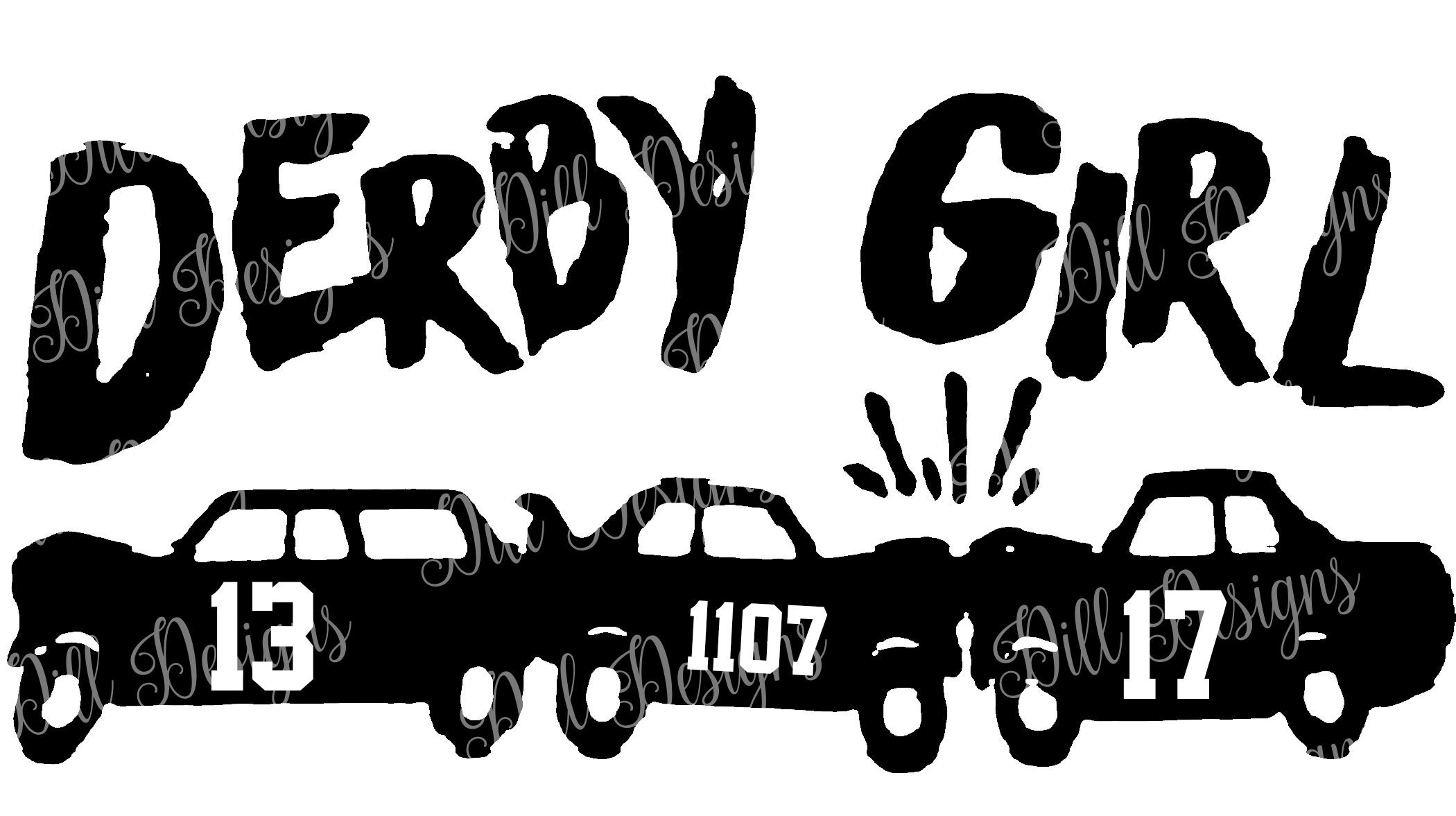 Download Demolition DERBY 4 Different Designs for Decals - Etsy