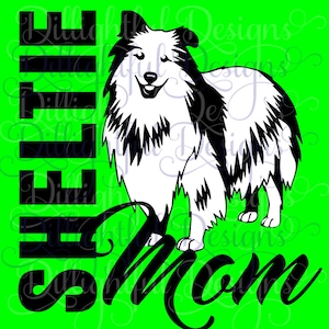 DOWNLOAD  - Sheltie Shetland Sheepdog Dogs Decal Digital Download Sheltie Collie Miniature SVG Sil PNG