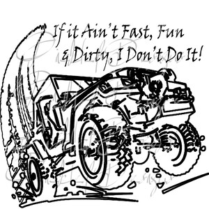 DOWNLOAD ATV - All Terrain Vehicle, 4 Wheeler, Mud Trucks, Dirt, Jeep, SVG Sticker Decal Car Keepsake Motorcycle Truck t-Shirt