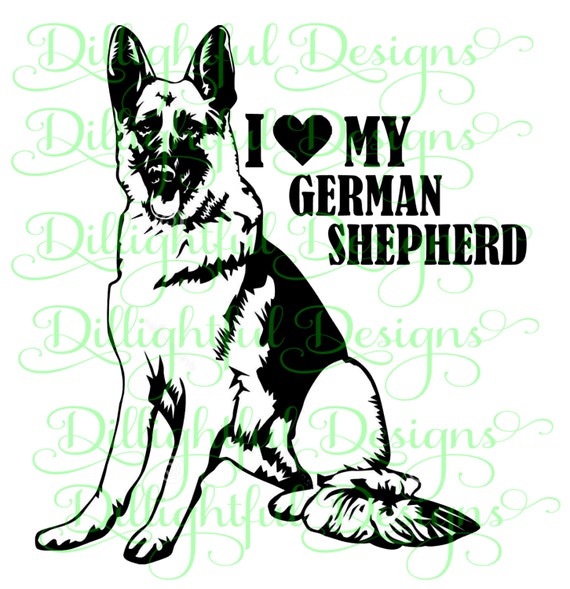 In Loving Memory Decal Custom Vinyl Graphic Personalized Sticker German Shepard In Loving Memory Decal Custom Vinyl Graphic Personalized Sticker German Shepard
