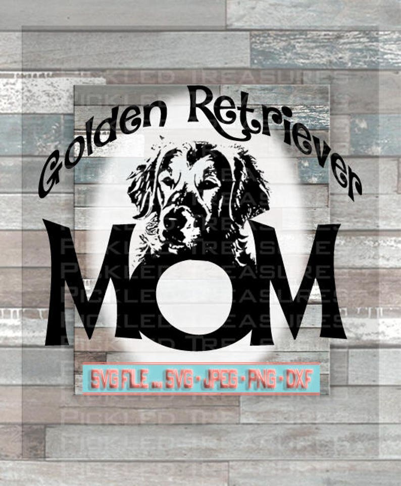 DOWNLOAD Golden Retriever Mom SVG Decal Digital Download - Etsy