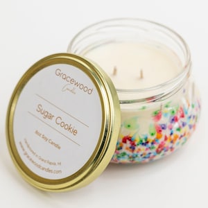 Happy Birthday Candle| Vanilla Candle| Birthday Cake Candle| Aesthetic Candle| Scented Jar Candle| Pretty Candles| March Birthday Candle