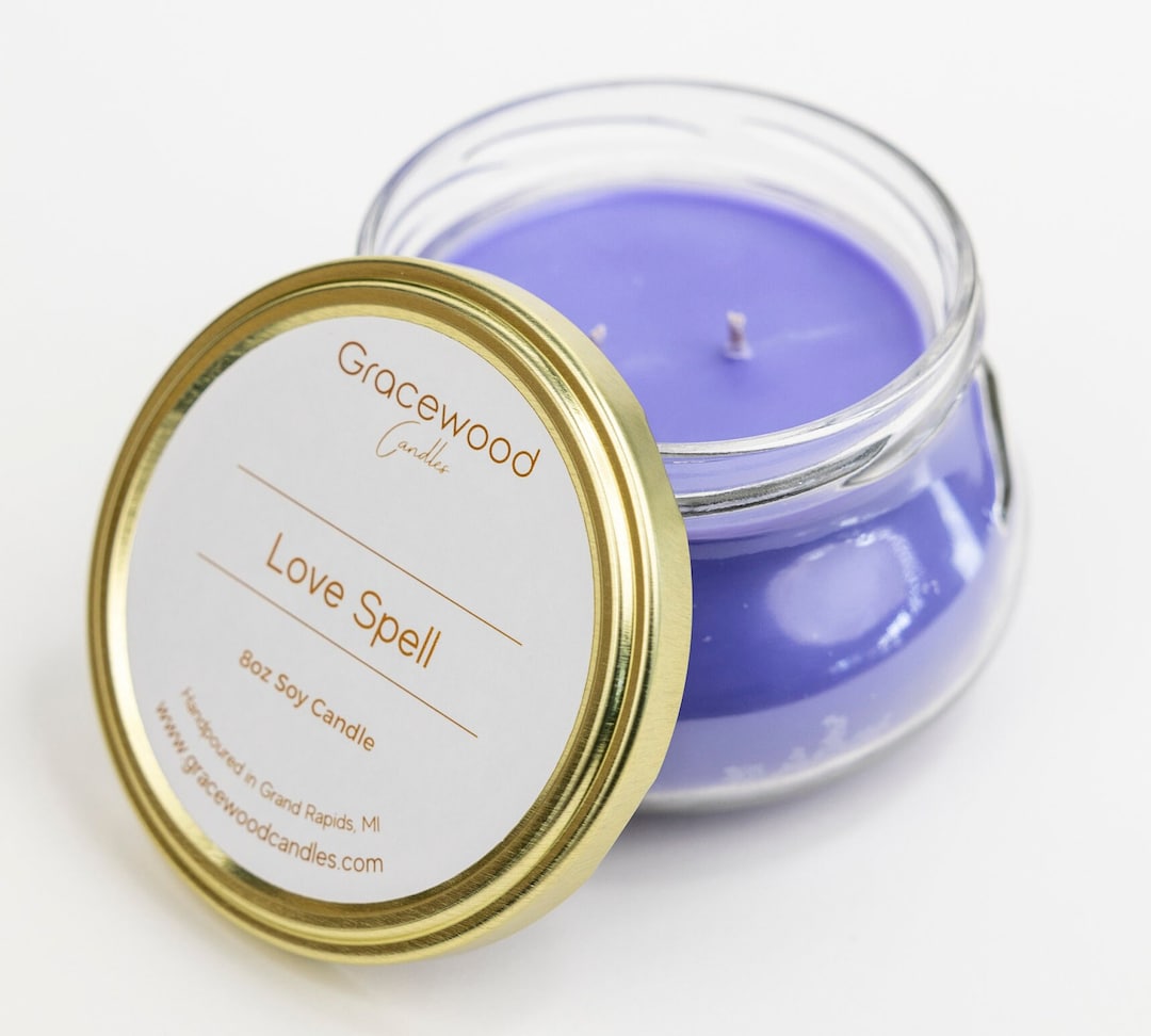 Aesthetic Candle Love Spell (victoria Secret Type) Colored