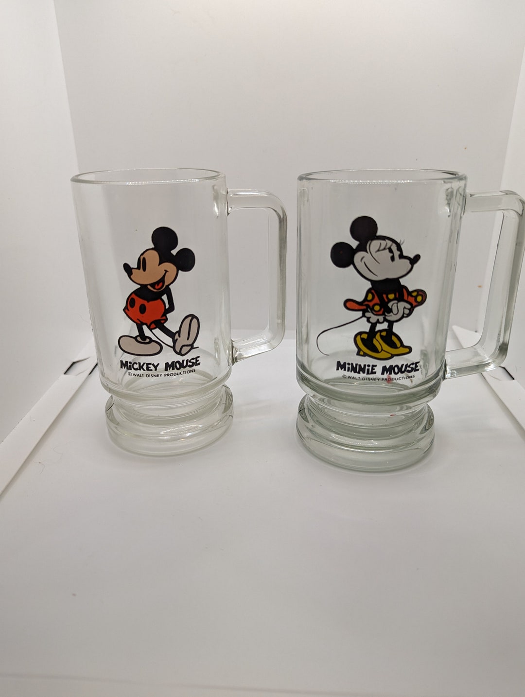 Stor SET 2 VASOS CASUAL DE CRISTAL 490 ML MICKEY MOUSE VINTAGE