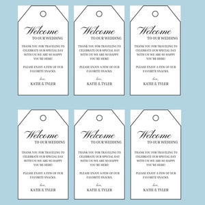 Editable Printable Custom Gift Tags Instant Download Wedding Gift Tags ...