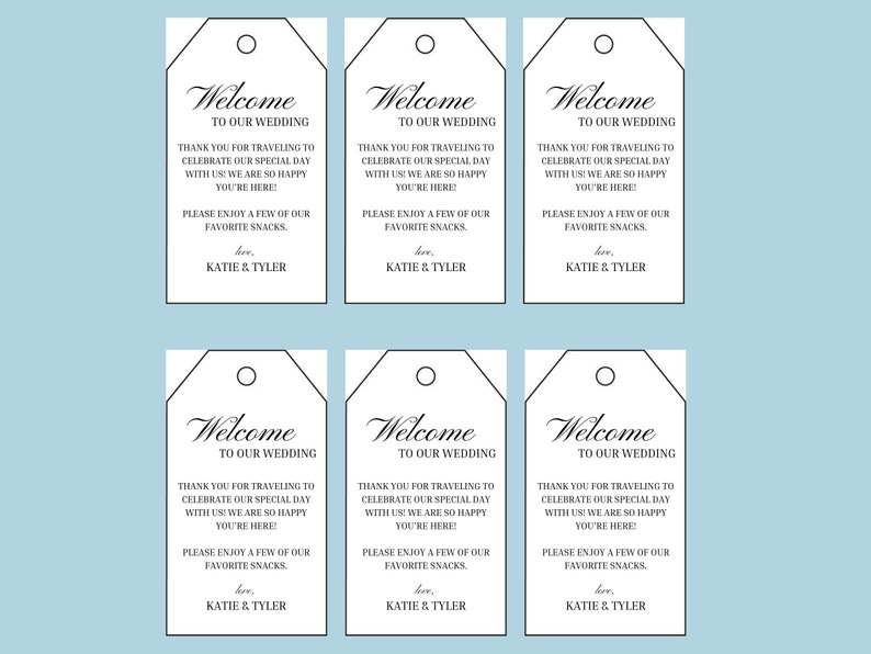 Editable Printable Custom Gift Tags Instant Download Wedding Gift Tags
