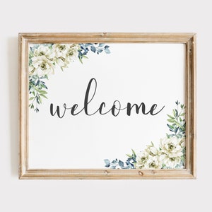 Welcome Printable, Wedding Day Printable, Bridal Shower Printable, Instant Download, Welcome Wedding Sign, Wedding Printable