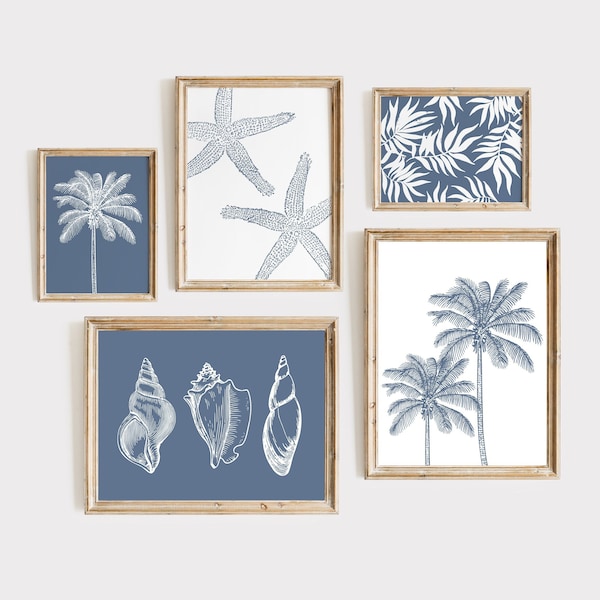 Coastal Gallery Wall Etsy