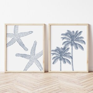 Coastal Gallery Wall Printables, Beach Gallery Wall, Set of 5 ...