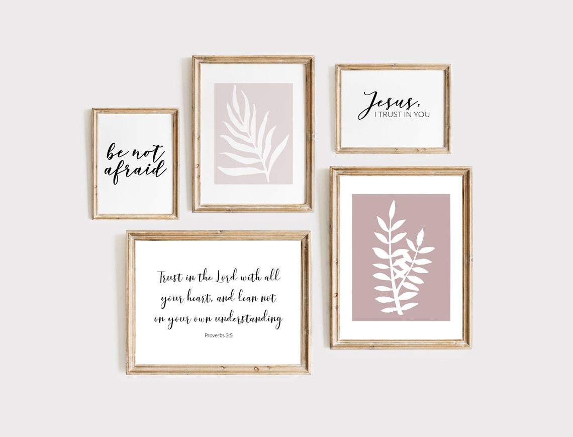Faith Printables Gallery Wall Printables Collage Printables - Etsy