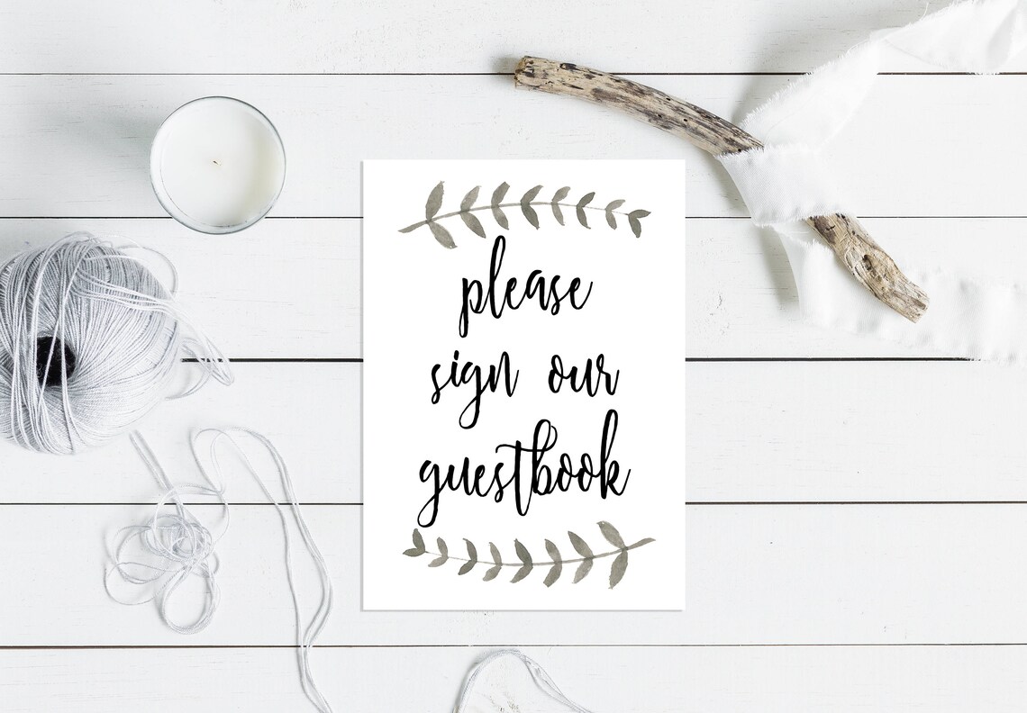 Set of 3 Wedding Sign Printables Bridal Shower Printables - Etsy