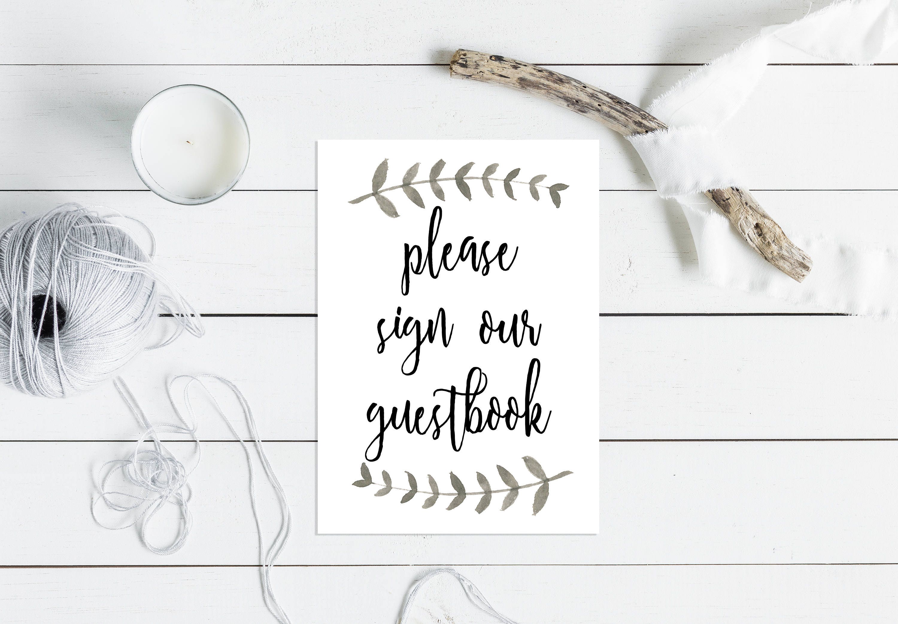 Set of 3 Wedding Sign Printables, Bridal Shower Printables, Love is ...