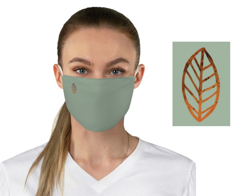 Sage Green Face Mask Made in USA // Washable Reusable // Etsy