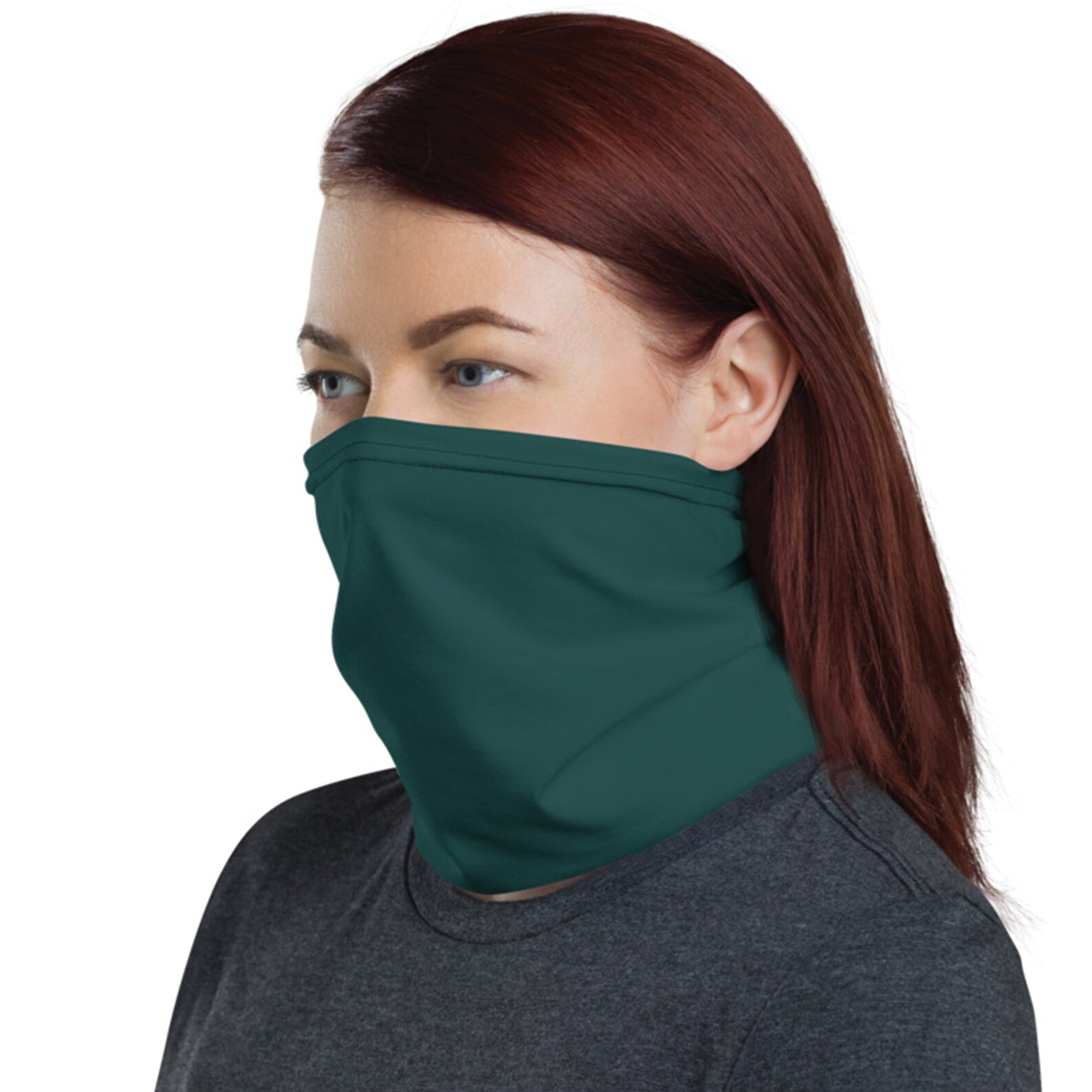 Dark Green Neck Gaiter for Women Nature Scarf Mask Ethical Etsy