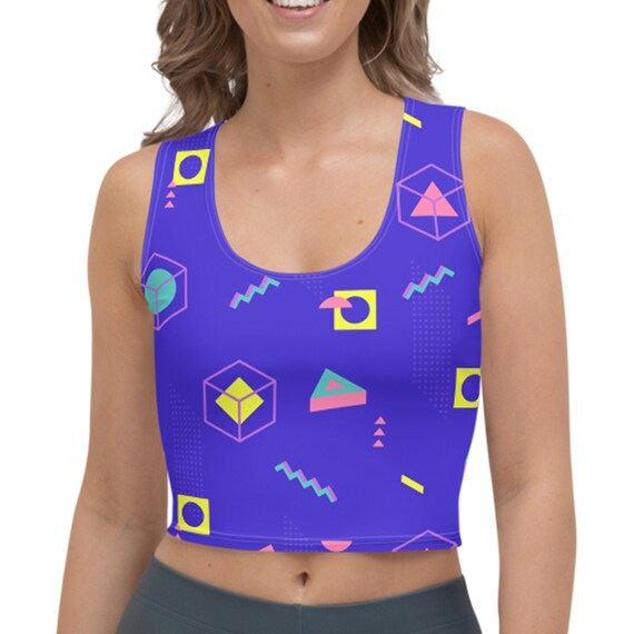 cute purple crop tops