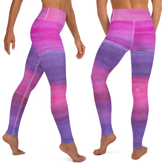 purple workout pants