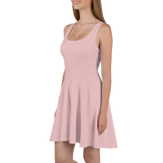 casual pink dress