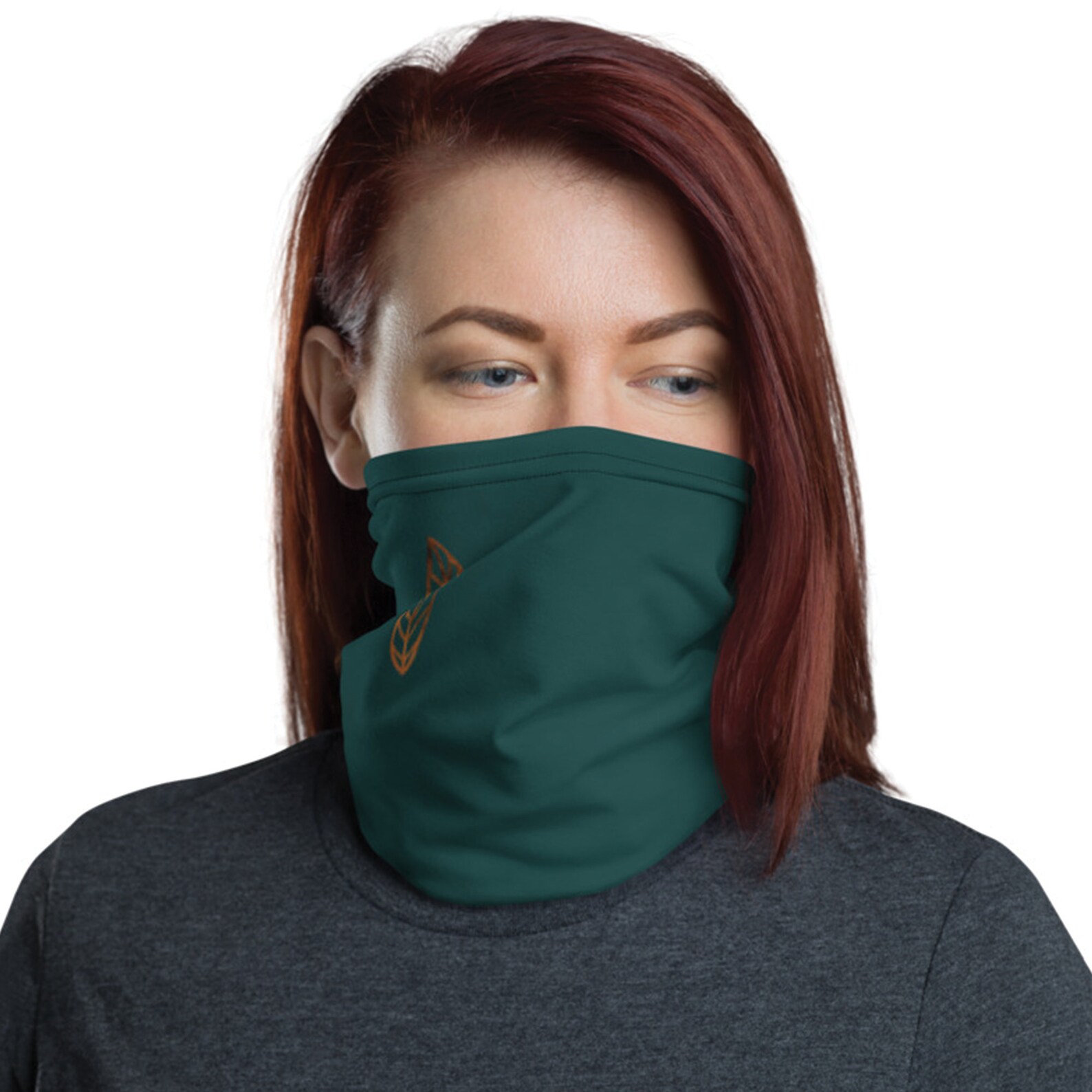 Dark Green Neck Gaiter for Women Nature Scarf Mask Ethical Etsy