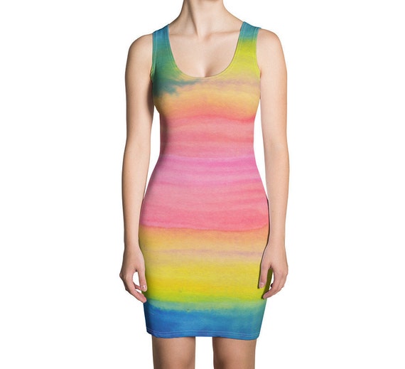 colorful bodycon dresses